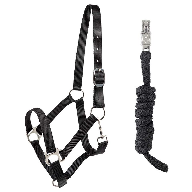 PFIFF 102931 Halter and Rope Set, Plastic Halter Lead Rope,