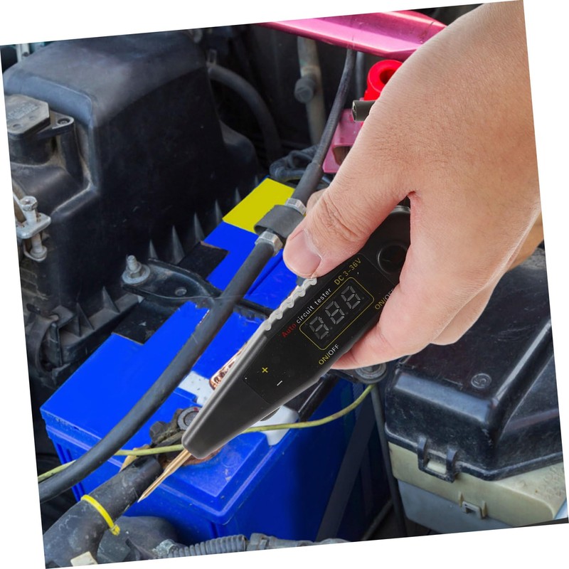 Mikinona Automotive Voltage Tester Pen with LED Display Digital Circuit