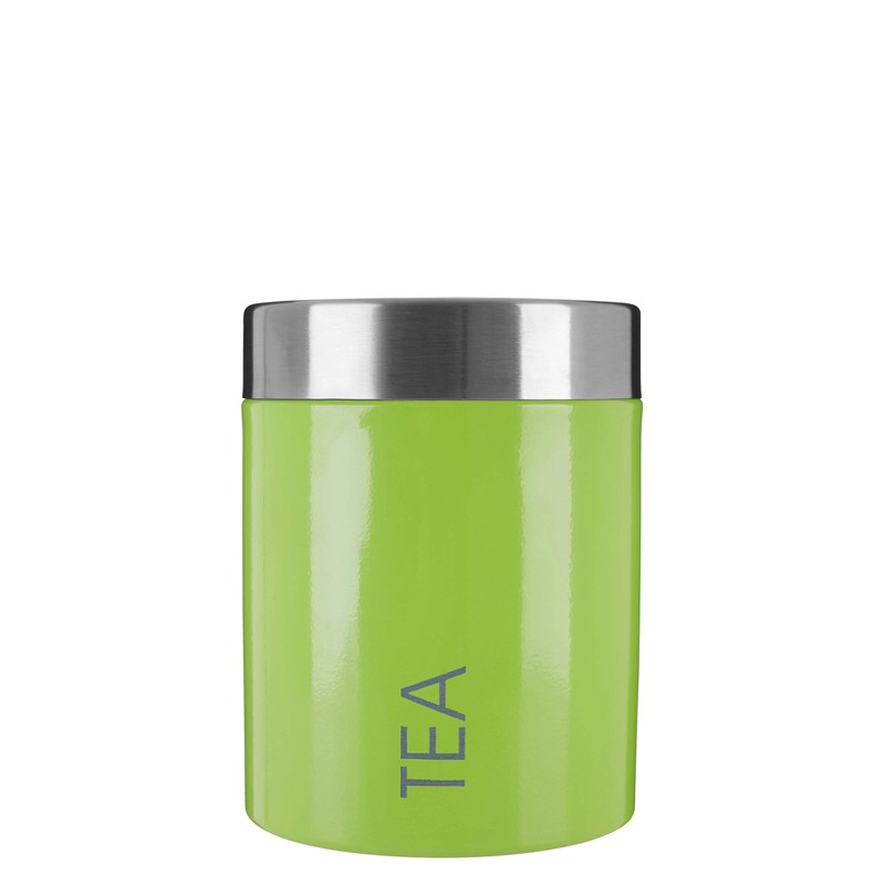 Premier 0507815 Lime Green Enamel Tea Canister