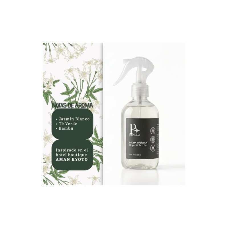 Bruma Aromática, Jazmín Blanco, 225 Ml - Aromatizante Ambiental y