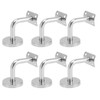6 Pcs Wall Handrail Bracket 304 Stainless Steel Strong Bearing
