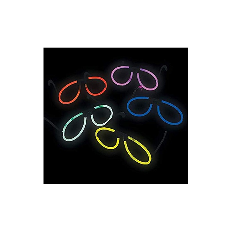 Glow Sticks Glow in the Dark Eye Glasses - 2