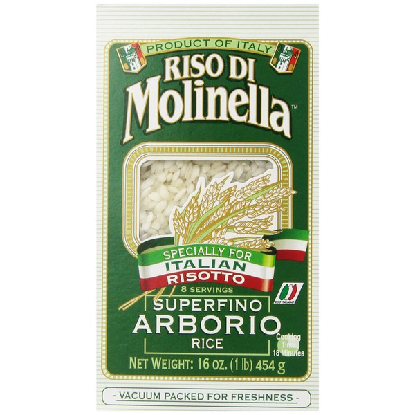 Molinella Italian Arborio Rice, 1-Pound Boxes (Pack of 6)