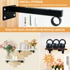 Shelf Bracket, Heavy Duty Angle, Black, Metal Wall Bracket, Heavy