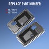 JDMSPEED Door Handle Style Interior Bezel Cup Set Replacement for