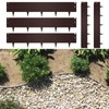 ITEVE.GD 40"x6" Steel Lawn Edging, 5-Pack Metal Landscape Edging Strips,Hammer-in