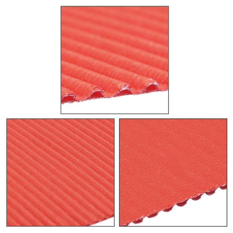 sourcing map 5pcs Corrugated Cardboard Paper Sheets,Red,7.87-inch x 11.81-inch,for Craft