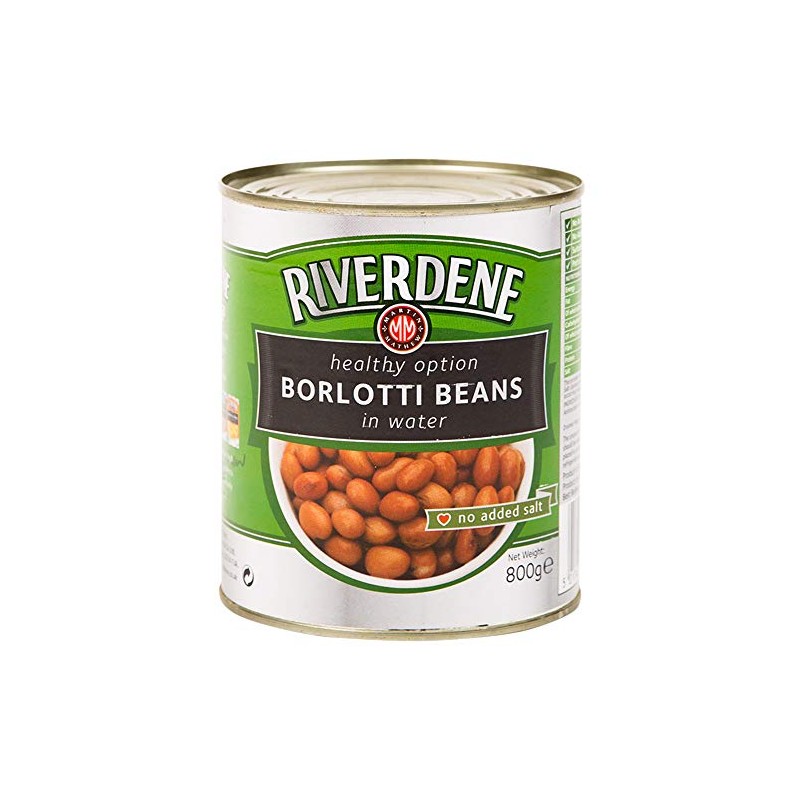Riverdene Borlotti Beans in Water - 1x800g