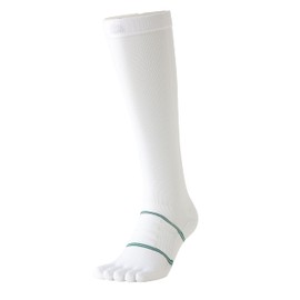 Tabio Baseball Five Finger Long Socks, 9.8 - 10.6 inches (25.0 - 27.0 cm), Made in Japan, Baseball Socks, Smooth