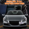 Front Bumper Tow Hook License Plate Mount Bracket Compatible with