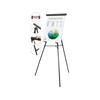 MasterVision FLX05101MV Telescoping Tripod Display Easel, Adjusts 38-Inch to 69-Inch