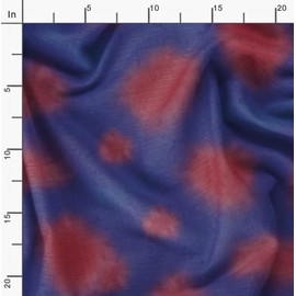 Soimoi Viscose Chiffon Fabric Tie Dye Tie-Dye Print Fabric by Meter 42 Inch Wide