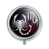 Scorpio Scorpion Zodiac Sign Horoscope in Space Pill Case Trinket