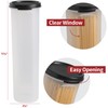 Tall Clear Spaghetti Pasta Container Storage With Lid.Multi-Purpose Kitchen Pantry