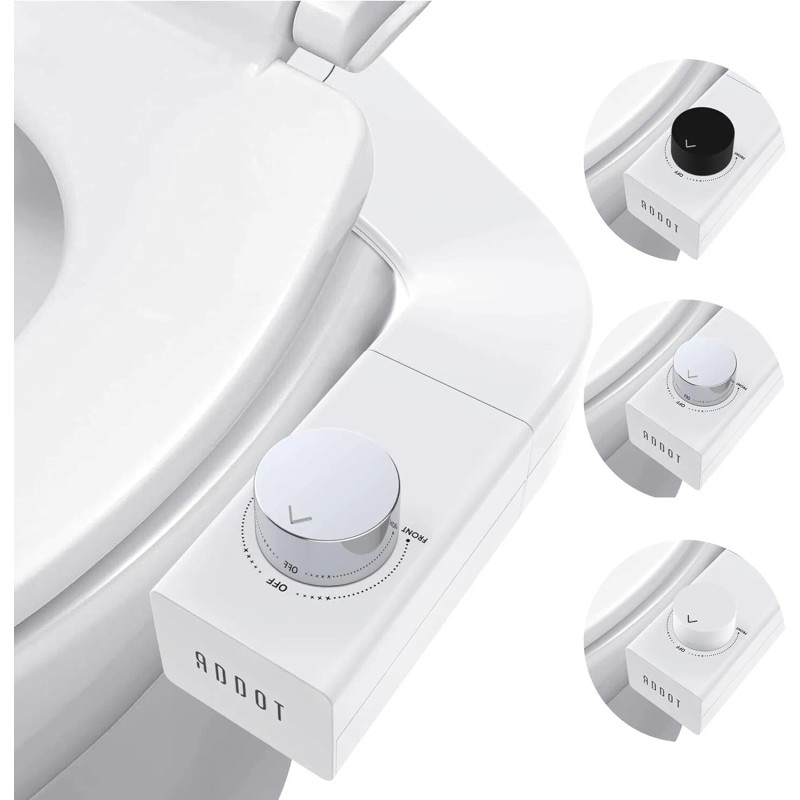 ADDOT Toilet Bidet Dual Nozzle Left and Right Hand Side