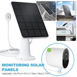 Arlo Weatherproof Solar Panel for Arlo Pro 4/3/Ultra/Ultr