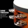 Meinl TAH2AB Headed Tambourine, Antique Brown, Double Row