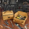 Heavy Duty Tool Storage Organizer, Tool Pouch with Metal Zipper