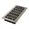 Imperial RG3378 4 x 10-Inch Geneva Decorative Floor Register, Brushed
