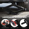 DNA MOTORING 1.5 Ton (3,306 lbs) Scissor Lift Jack with