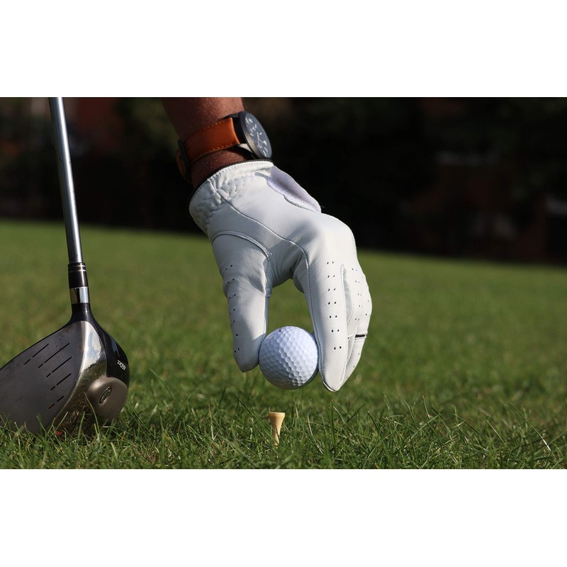 DEGA Golf Gloves 2 Pack 100% Cabretta Leather Golf Gloves