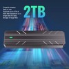 M.2 NVME SSD Enclosure USB 3.1 10Gbps Supports 2TB Plug