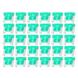 X AUTOHAUX 30pcs Low Profile Mini Car Blade Style Fuses 30A for Automotive