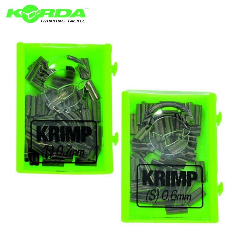 Korda Krimps 0.5mm X-Small | Double-Barrel Crimps for Fishing Tackle