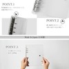REX-OWL STH-A5 Transparent Personal Organizer, Made in Japan, Clear Binder