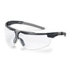 Uvex I-3 Safety Glasses - Supravision Plus - Transparent/Black/Grey