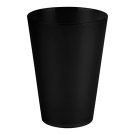 S&S-Shop 20 Plastic Drinking Cups 0.4 L – Black – Reusable Drinking Cups/Party Cups