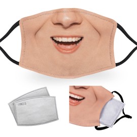 Tiny Mouth - Adult Face Masks - 2 Filters Included