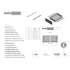 Mprofi MT® 2 pieces (1 pair) drawer runners, drawer runners,