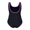 Ulla Popken Costume da Bagno Rotondo da Donna, con bordini