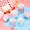 sourcing map 100Pcs Paper Baking Cups 6oz Greaseproof Disposable Bulk
