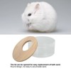Hamster Sand Bathtub Small Round Shaped Pet Sand Box Transparent