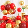 Red and Gold Balloons, Gold and Red Balloons Set with