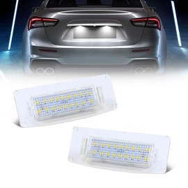 OPP ULITE LED License Plate Light for 2014-2020 Maserati Ghibli M157, 36-LED Cool White 6000K Plug & Play Lights, 2PC Pack