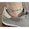 Seashell and Turquoise Bracelet, Anklet, or Necklace also in Sterling