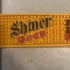 Shiner Bock Proudly Independent BEER BAR MAT RUNNER BEER COASTER