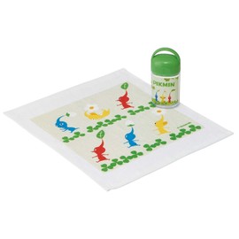 Skater Napkin Set with Case for Kids Made in Japan, Pikmin, for Boys and Girls OA5AG-A