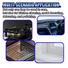 ZIMISI 3PCS Car Cleaning Brush Set, Small Nylon Cleaning Tools,