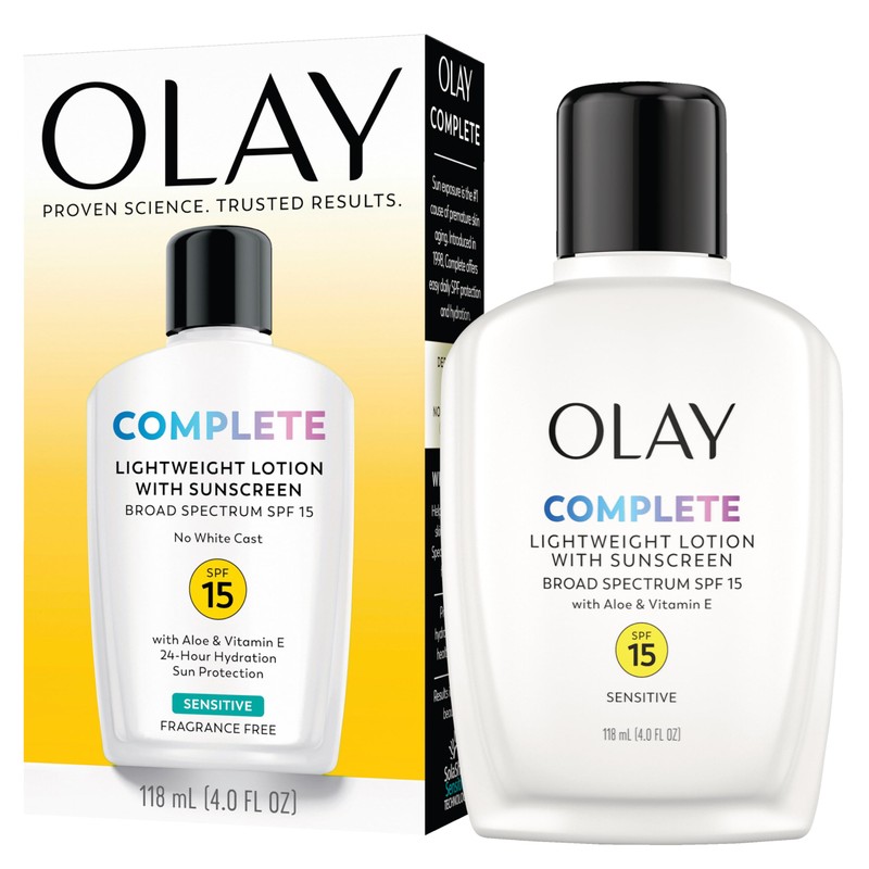 OLAY Complete All Day Moisturizer SPF 15, Sensitive 4 oz