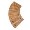 Plow & Hearth Outdoor Wooden Pathway, Natural Waterproof Weatherproof Hardwood