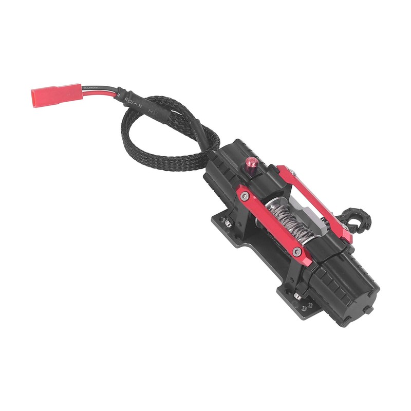 RC Winch Aluminum Alloy Electric Dual Motor Simulated Winch for
