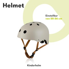 LIONELO Helmet Protective Helmet for Kids, Adjustable 50-56 cm, Chin Guard, Intertek Certified Helmet for Girls and Boys, Size S