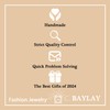 BAYLAY Gold Necklace for Women - Bow Necklace 18K Gold