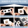 Coin Flip Holder Albums - 60 Pockets 2x2 inches Blue