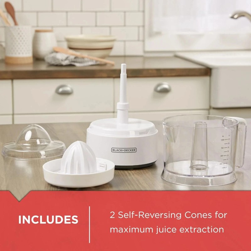 BLACK+DECKER Black & Decker CJ650 32 oz. Citrus Juicer, 220-240V,