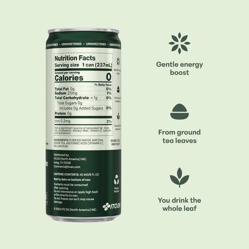 matcha LOVE Matcha + Green Tea, Unsweetened, 8 Ounce (Pack
